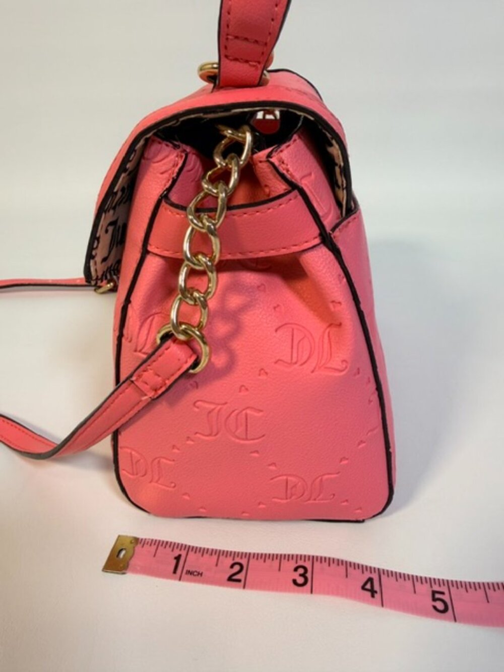 NWT Juicy Couture Y2K Pink Lemonade Crossbody Satchel - Picture 11 of 12
